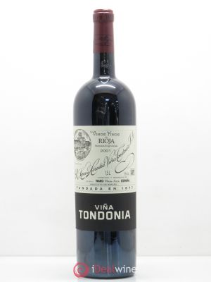 Rioja DOCa Vina Tondonia Reserva R. Lopez de Heredia  2001 - Lot of 1 Magnum