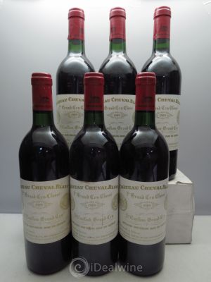 Château Cheval Blanc 1er Grand Cru Classé A  1989 - Lot de 6 Bouteilles