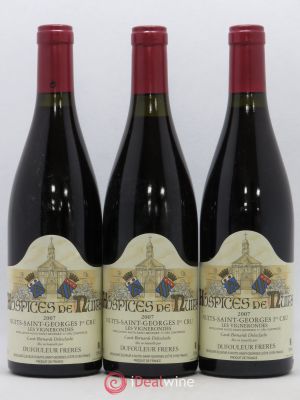 Nuits Saint-Georges 1er Cru Les Vignerondes Cuvée Bernard Delesclache Hospices De Nuits Dufouleur 2007 - Lot of 3 Bottles
