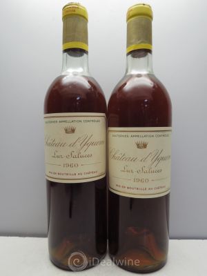 Château d'Yquem 1er Cru Classé Supérieur  1960 - Lot of 2 Bottles