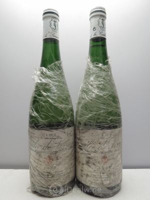 Savennières Clos de la Coulée de Serrant Nicolas Joly  1998 - Lot of 2 Bottles