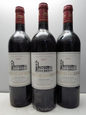 Château Lagrange 3ème Grand Cru Classé  2003 - Lot of 3 Bottles