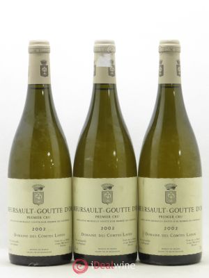 Meursault 1er Cru Goutte d'Or Comtes Lafon (Domaine des)  2002 - Lot of 3 Bottles