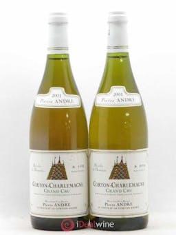 Corton-Charlemagne Grand Cru Pierre André  2001 - Lot of 2 Bottles