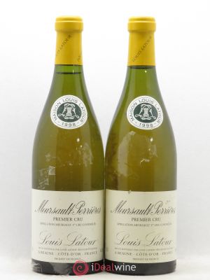 Meursault 1er Cru Perrières Louis Latour  1998 - Lot of 2 Bottles