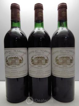 Château Margaux 1er Grand Cru Classé  1982 - Lot of 3 Bottles