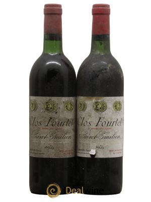 Clos Fourtet 1er Grand Cru Classé B  1976 - Lot of 2 Bottles
