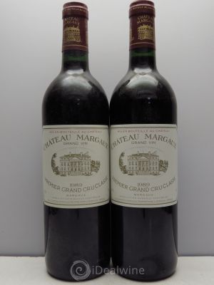 Château Margaux 1er Grand Cru Classé  1989 - Lot de 2 Bouteilles