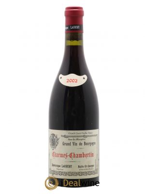 Charmes-Chambertin Grand Cru Vieilles Vignes Dominique Laurent Dans Les Mazoyères 2002 - Lot of 1 Bottle