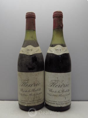 Fleurie Clos de la Roilette  1972 - Lot of 2 Bottles