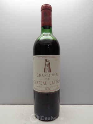 Château Latour 1er Grand Cru Classé  1970 - Lot de 1 Bouteille