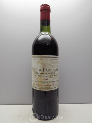 Château Haut-Bailly Cru Classé de Graves  1981 - Lot of 6 Bottles