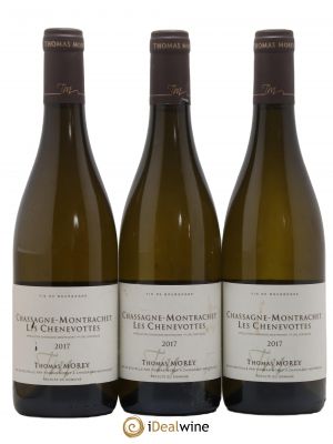 Chassagne-Montrachet 1er Cru Les Chenevottes 2017 - Lot of 3 Bottles