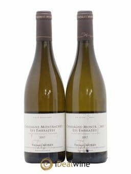 Chassagne-Montrachet 1er Cru Les Embrazées Thomas Morey  2017 - Lot of 2 Bottles