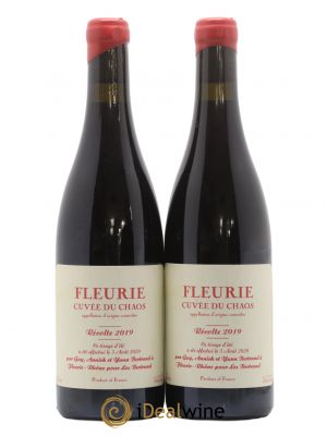 Fleurie Cuvée du Chaos Les Bertrand  2019 - Lot of 2 Bottles