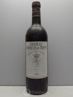 Château Marquis de Terme 4ème Grand Cru Classé  1978 - Lot of 6 Bottles