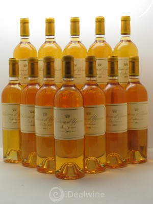Château d'Yquem 1er Cru Classé Supérieur  2003 - Lot of 12 Bottles
