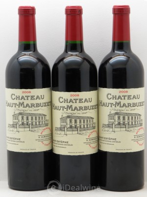 Château Haut Marbuzet null 2008 - Lot of 3 Bottles