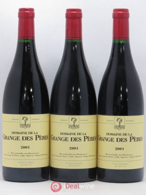IGP Pays d'Hérault Grange des Pères Laurent Vaillé  2001 - Lot of 3 Bottles