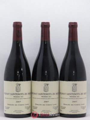 Volnay 1er Cru Santenots du Milieu Comtes Lafon (Domaine des)  2007 - Lot of 3 Bottles