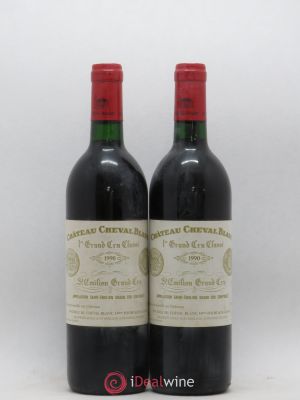 Château Cheval Blanc 1er Grand Cru Classé A  1990 - Lot de 2 Bouteilles