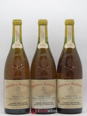 Châteauneuf-du-Pape Château de Château de Beaucastel Vieilles vignes Roussanne Jean-Pierre & François Perrin  1995 - Lot of 3 Bottles