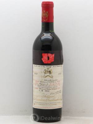 Château Mouton Rothschild 1er Grand Cru Classé  1972 - Lot of 1 Bottle