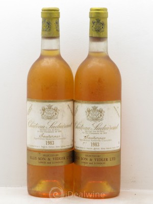 Château Suduiraut 1er Grand Cru Classé  1983 - Lot of 2 Bottles