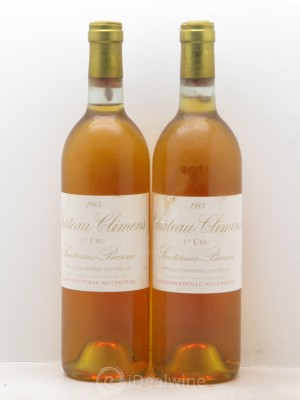 Château Climens 1er Grand Cru Classé  1983 - Lot of 2 Bottles