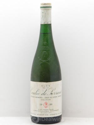 Savennières Clos de la Coulée de Serrant Nicolas Joly  1989 - Lot of 1 Bottle