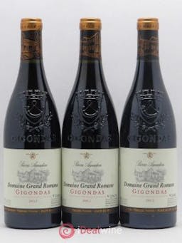 Gigondas Domaine Grand Romane Pierre Amadieu Vieilles Vignes 2012 - Lot of 3 Bottles