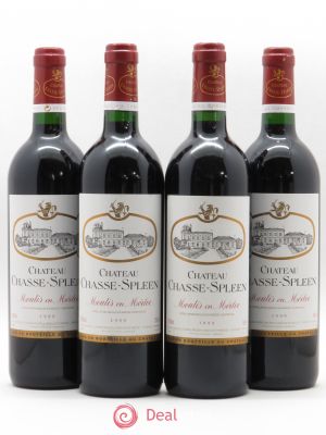 Château Chasse Spleen  1999 - Lot of 4 Bottles