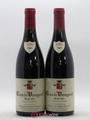 Clos de Vougeot Grand Cru Denis Mortet (Domaine)  2009 - Lot of 2 Bottles