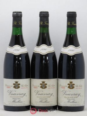 Vouvray Goutte d'Or Clos Naudin - Philippe Foreau  1990 - Lot of 3 Bottles