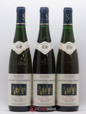 Pinot Gris Cuvee Clarisse Schlumberger (sans prix de réserve) 1989 - Lot de 3 Bouteilles