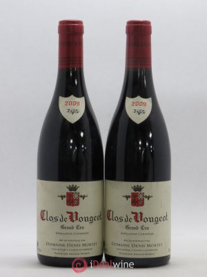 Clos de Vougeot Grand Cru Denis Mortet (Domaine)  2009 - Lot of 2 Bottles