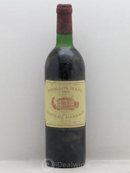 Pavillon Rouge du Château Margaux Second Vin  1982 - Lot de 1 Bouteille