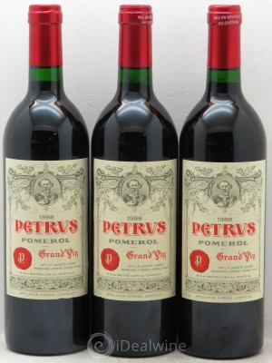 Petrus  1988 - Lot of 3 Bottles