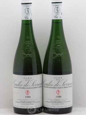 Savennières Clos de la Coulée de Serrant Nicolas Joly  1996 - Lot of 2 Bottles