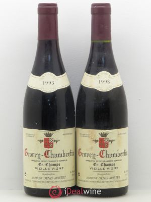 Gevrey-Chambertin En Champs Denis Mortet (Domaine) Vieilles Vignes 1993 - Lot of 2 Bottles