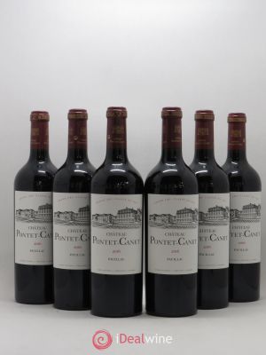 Château Pontet Canet 5ème Grand Cru Classé  2016 - Lot de 6 Bouteilles