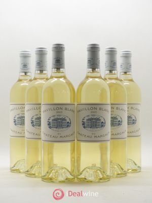 Pavillon Blanc du Château Margaux  2015 - Lot of 6 Bottles