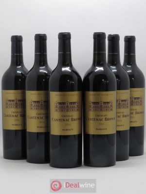Château Cantenac Brown 3ème Grand Cru Classé  2016 - Lot of 6 Bottles