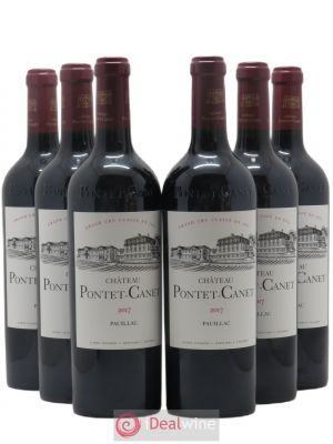 Château Pontet Canet 5ème Grand Cru Classé  2017 - Lot of 6 Bottles