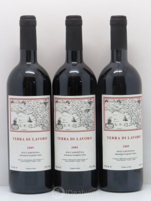 Italie Terra di lavoro galardi Roccamonfina (no reserve) 2005 - Lot of 3 Bottles