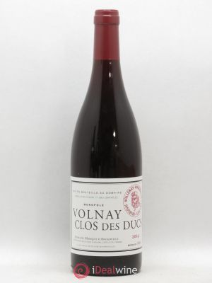 Volnay 1er Cru Clos des Ducs Marquis d'Angerville (Domaine)  2014 - Lot of 1 Bottle