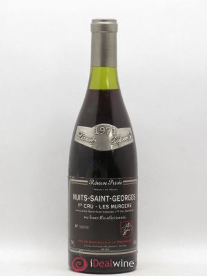 Nuits Saint-Georges 1er Cru Réserve Privée Les Murgers Dufour (no reserve) 1971 - Lot of 1 Bottle