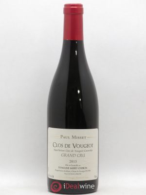 Clos de Vougeot Grand Cru Misset Cheron (no reserve) 2015 - Lot of 1 Bottle