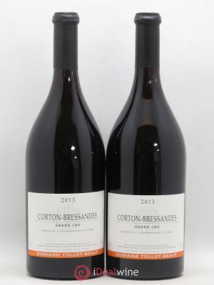 Corton-Bressandes Grand Cru Tollot Beaut (Domaine) (no reserve) 2013 - Lot of 2 Bottles