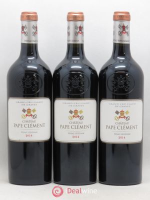 Château Pape Clément Cru Classé de Graves  2014 - Lot of 3 Bottles
